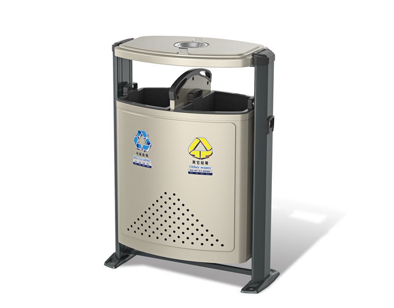 D-01兩分類(lèi)金屬垃圾桶 D-01兩分類(lèi)金屬垃圾桶