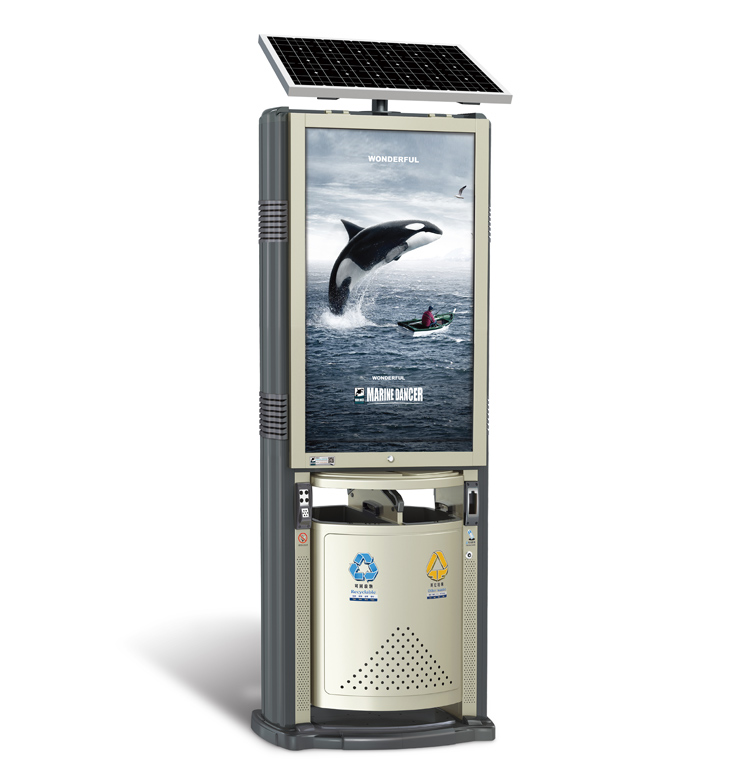 WF-01系列廣告垃圾箱 WF-01系列廣告垃圾箱