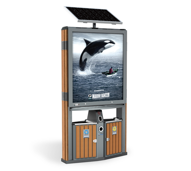 WF-02系列廣告垃圾箱 WF-02系列廣告垃圾箱